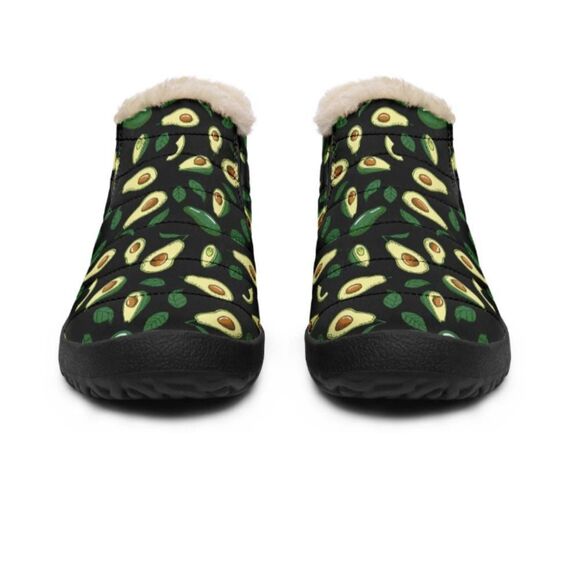 Like New Raad Shop I Love Avocado Unisex Custom Print Anti-slip Winter Sneakers - Picture 3 of 14